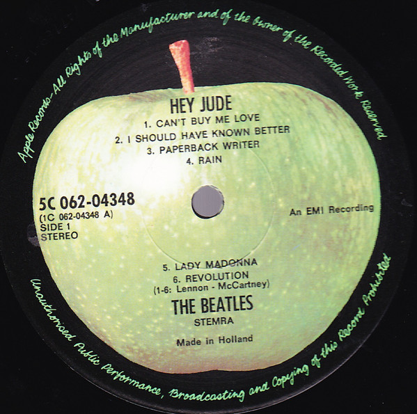 The Beatles - Hey Jude | Apple Records (5C 062-04348) - 3 The Beatles - Hey Jude | Apple Records (5C 062-04348) - 3