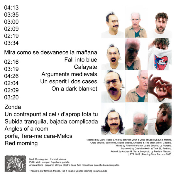 Cunningham / Volt / Serra - Introspective Movement, Nonchalant Steps | Feeding Tube Records (FTR819) - 2 Cunningham / Volt / Serra - Introspective Movement, Nonchalant Steps | Feeding Tube Records (FTR819) - 2