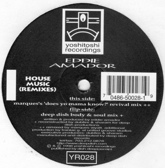 Eddie Amador - House Music (Remixes) | Yoshitoshi Recordings (YR028)
