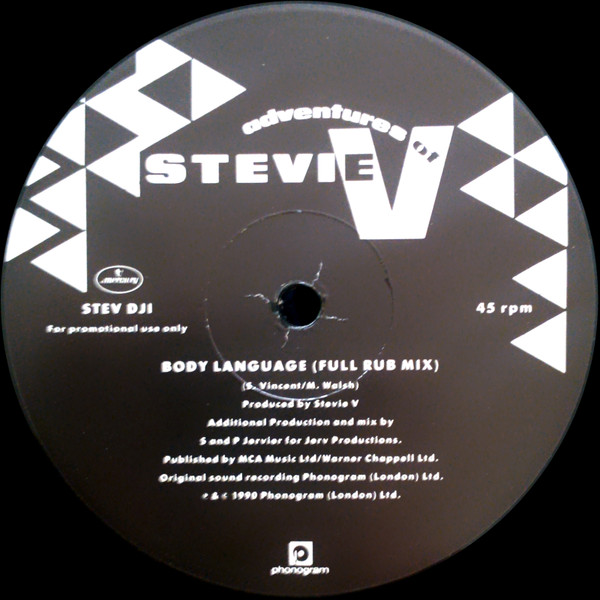 Adventures Of Stevie V. - Body Language | Mercury (STEV DJ1) - 2