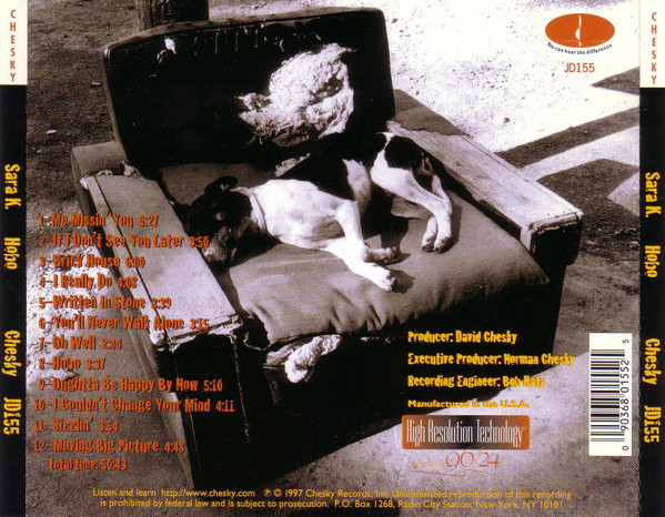 Sara K. - Hobo | Chesky Records (JD 155) - 2