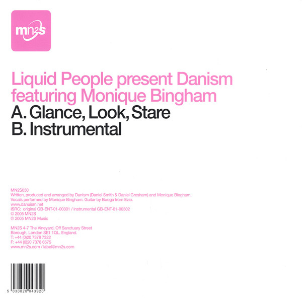 Liquid People Presents Danism Feat. Monique Bingham - Glance, Look, Stare | MN2S (MN2S030)
