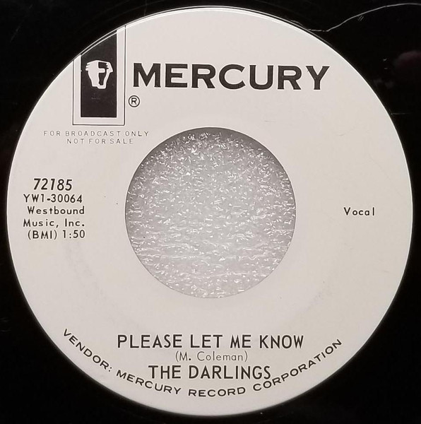 The Darlings - Two Time Loser | Mercury (72185) - 2