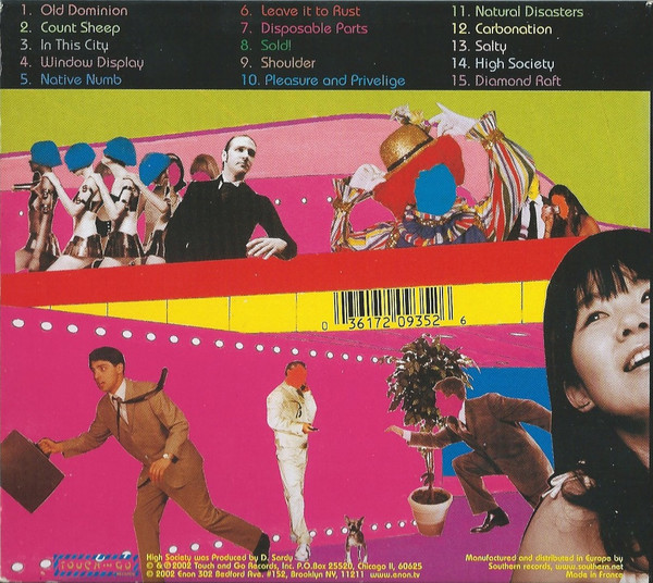 Enon - High Society | Touch And Go (tg235cd) - 2