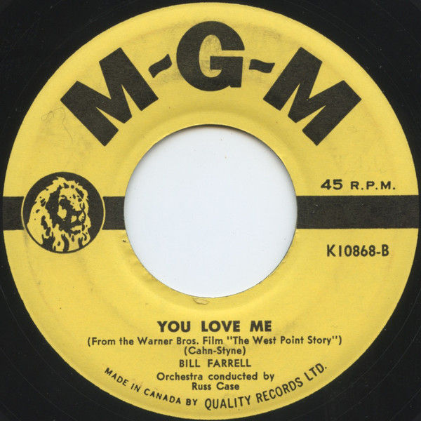 Bill Farrell - My Heart Cries Out For You | MGM Records (K10868) - 2