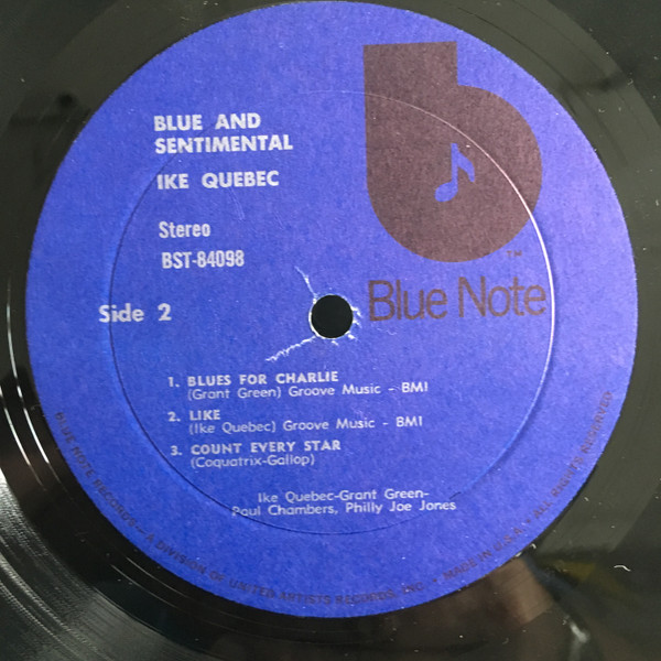 Ike Quebec - Blue & Sentimental | Blue Note (BST 84098) - 4