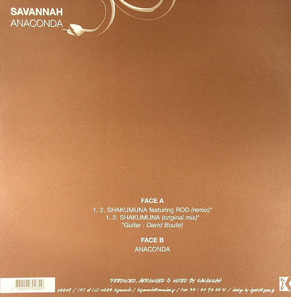 Savannah - Anaconda | Kif Recordings (KIF 029) - 2