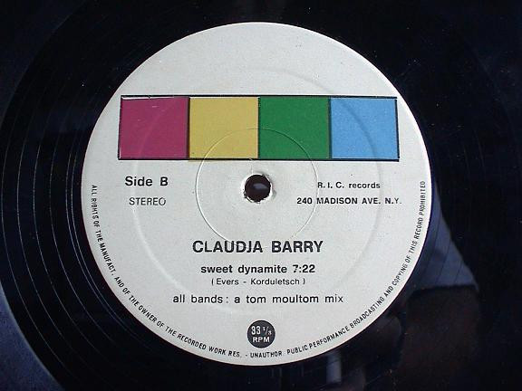 Claudja Barry - Love Or The Sake Of Love / Sweet Dynamite | R.I.C. Records (MC 0045) - 3 Claudja Barry - Love Or The Sake Of Love / Sweet Dynamite | R.I.C. Records (MC 0045) - 3
