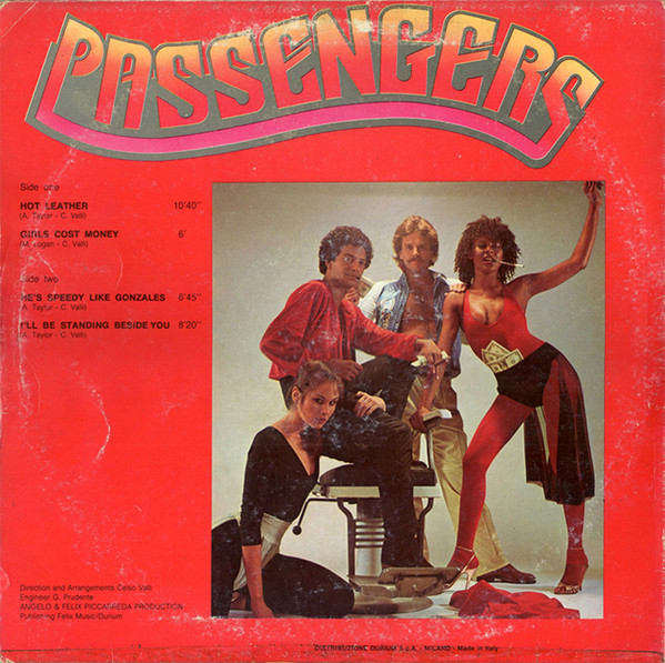 Passengers - Girls Cost Money | Durium Marche Estere (D. AI 30-334) - 2