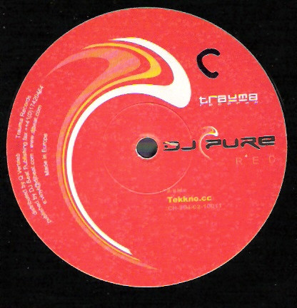 DJ Pure - Red | Trauma Records (TRA 021) - main