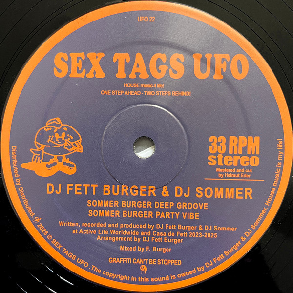 DJ Fett Burger & Dj Sommer - Sommer Burger House Life Vol 2 | Sex Tags UFO (UFO 22) - 3