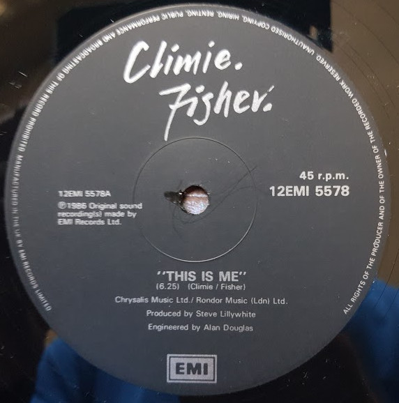 Climie Fisher - This Is Me | EMI (12EMI 5578) - 3