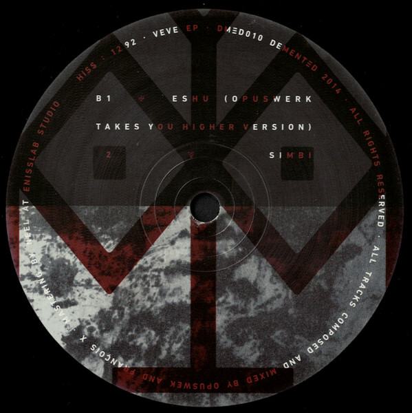 Hiss : 1292 - VeVe EP | Dement3d Records (DM3D010) - 2
