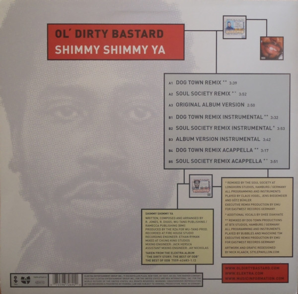 Ol' Dirty Bastard - Shimmy Shimmy Ya | Elektra (7559-67269-0) - 2