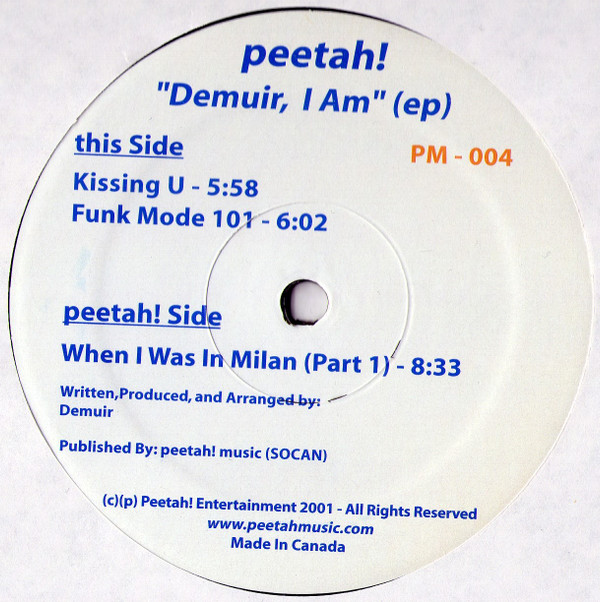 Demuir - Demuir, I Am | Peetah Music (PM - 004)