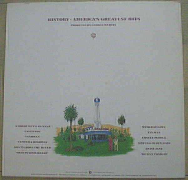 America - History / America's Greatest Hits | Warner Bros. Records (KBS 3110) - 2 America - History / America's Greatest Hits | Warner Bros. Records (KBS 3110) - 2