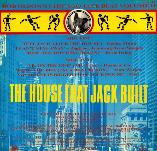 Rob Olson - Rob Olson's Chicago Jackbeat Vol Two | Rhythm King (LEFT LP2) - 2 Rob Olson - Rob Olson's Chicago Jackbeat Vol Two | Rhythm King (LEFT LP2) - 2