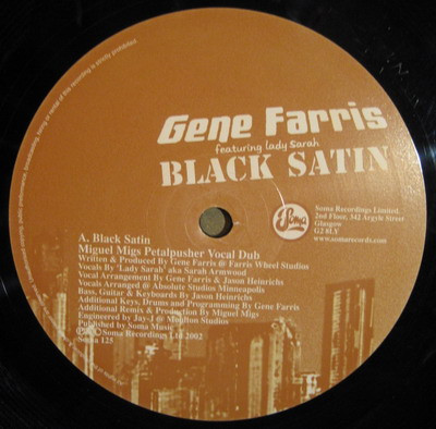 Gene Farris - Black Satin | Soma Quality Recordings (Soma 125)