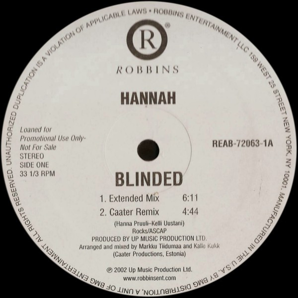 Hannah - Blinded | Robbins (REAB-72063-1)