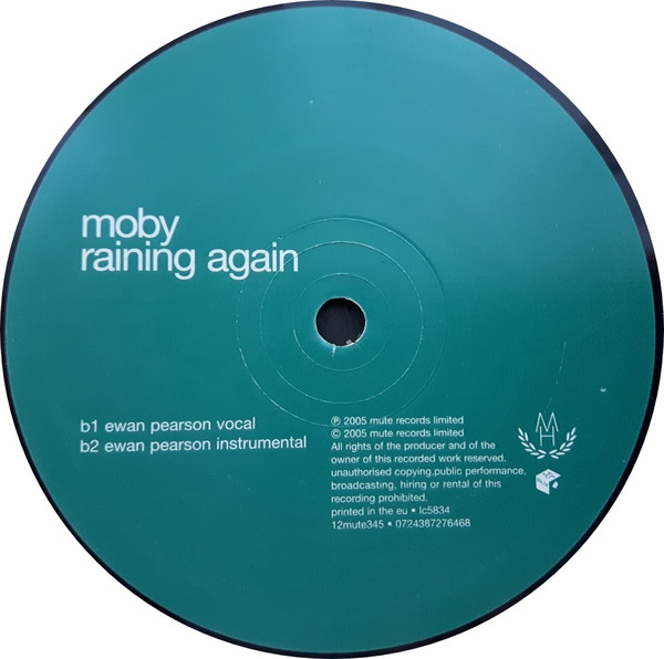 Moby - Raining Again | Mute (12 MUTE 345) - 4