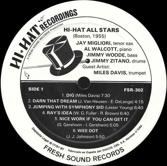 Miles Davis - Hi-Hat All-Stars | Fresh Sound Records (FSR-302) - 3
