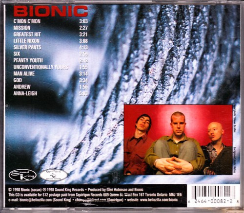 Bionic - Bionic | Sound King Records (SQUIRT CD 82)