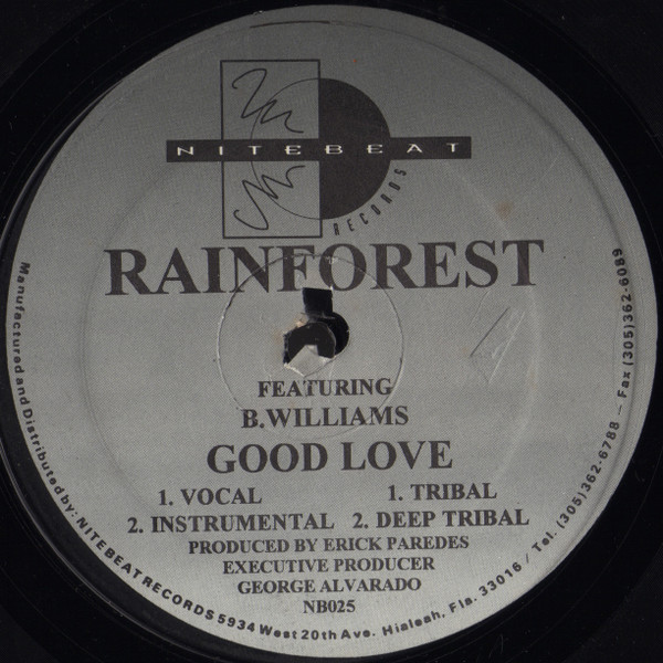 Rainforest Featuring B. Williams - Good Love | Nitebeat (NB025)