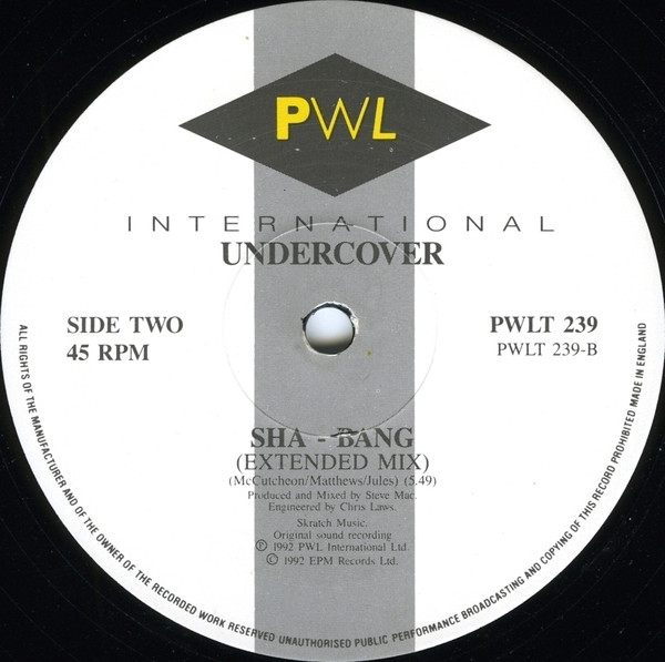 Undercover - Baker Street | PWL International (PWLT 239) - 4