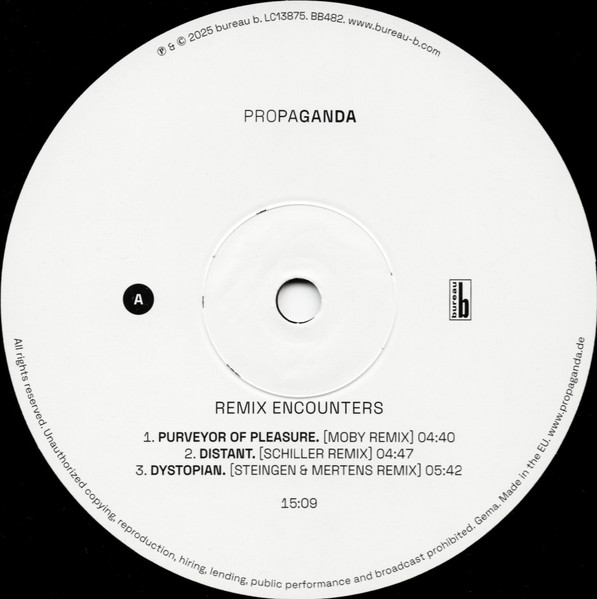 Propaganda - Remix Encounters | Bureau B (BB482) - 3
