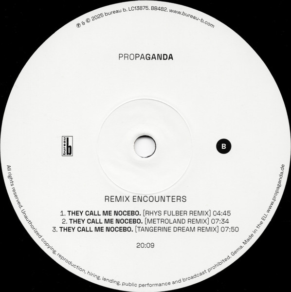 Propaganda - Remix Encounters | Bureau B (BB482) - 4