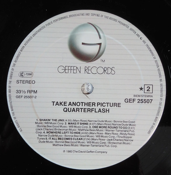 Quarterflash - Take Another Picture | Geffen Records (GEF 25507) - 2