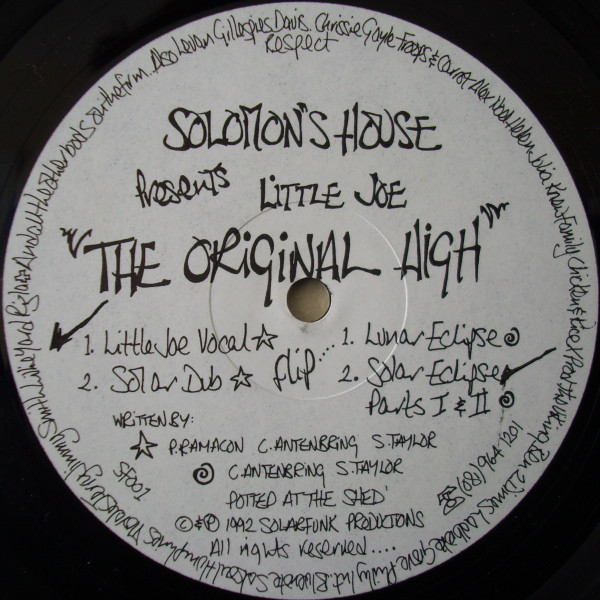 Solomon's House Presents Little Joe - The Original High | Solar Funk (SF-001)