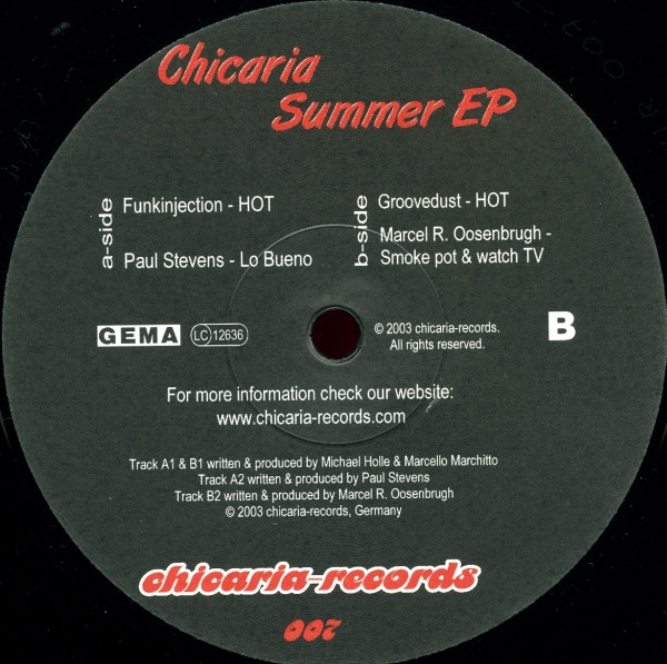 Various - Chicaria Summer EP | Chicaria Records (chir 007) - 2