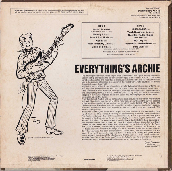 The Archies - Everything's Archie | RCA Victor (KES-103) - 2