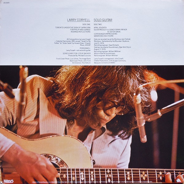 Larry Coryell - European Impressions | Arista Novus (AN 3005)