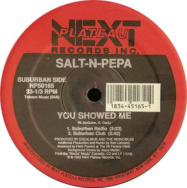 Salt-N-Pepa - You Showed Me | Next Plateau Records Inc. (NP50165) Salt-N-Pepa - You Showed Me | Next Plateau Records Inc. (NP50165)