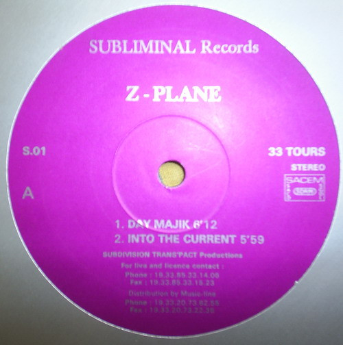 Z-Plane - Day Majik | Subliminal Records (S.01)