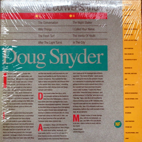 Doug Snyder - The Conversation | New Frontiers (2) - 2 Doug Snyder - The Conversation | New Frontiers (2) - 2