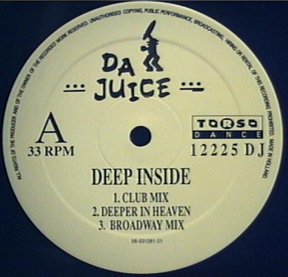 Da Juice - Deep Inside | Torso Dance (TORSO 12225 DJ) - main Da Juice - Deep Inside | Torso Dance (TORSO 12225 DJ) - main