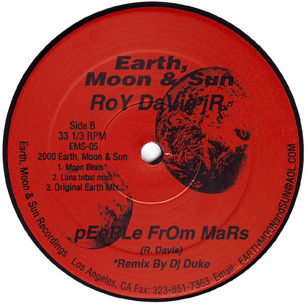 Roy Davis Jr. - People From Mars | Earth, Moon & Sun (EMS-05) - 2 Roy Davis Jr. - People From Mars | Earth, Moon & Sun (EMS-05) - 2