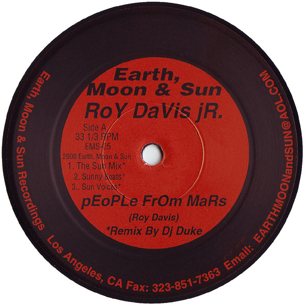 Roy Davis Jr. - People From Mars | Earth, Moon & Sun (EMS-05) - main Roy Davis Jr. - People From Mars | Earth, Moon & Sun (EMS-05) - main
