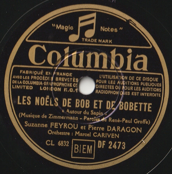 Various - Les Noëls De Bob Et Bobette | Columbia (DF 2473) - main