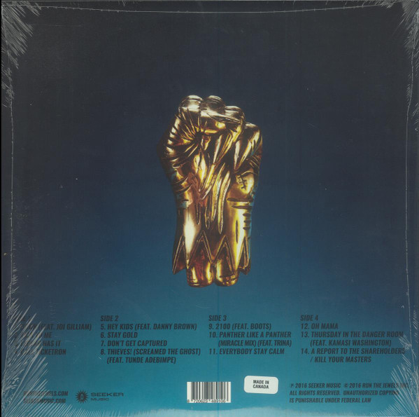 Run The Jewels - Run The Jewels 3 | Seeker Music (SEEKR003) Run The Jewels - Run The Jewels 3 | Seeker Music (SEEKR003)