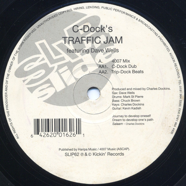 C-Dock Featuring Dave Wells - Traffic Jam | Slip 'n' Slide (SLIP62)