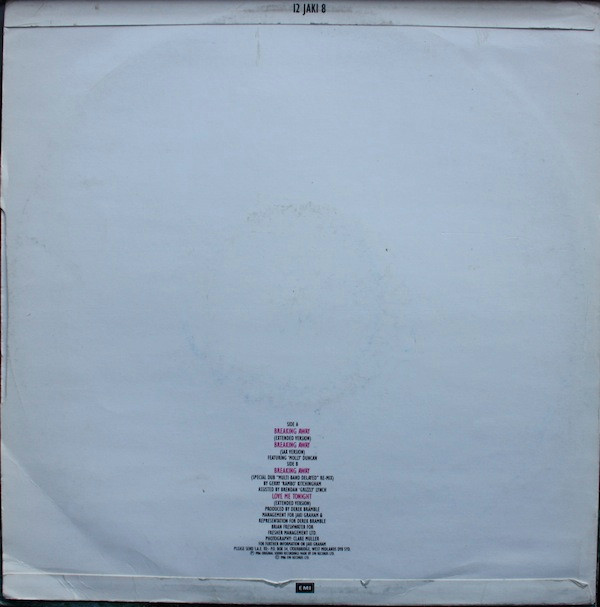 Jaki Graham - Breaking Away | EMI (12JAKI 8) - 6 Jaki Graham - Breaking Away | EMI (12JAKI 8) - 6