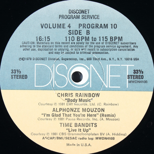 Various - Volume 4 Program 10 | Disconet Program Service (MWDN 410) - 2 Various - Volume 4 Program 10 | Disconet Program Service (MWDN 410) - 2