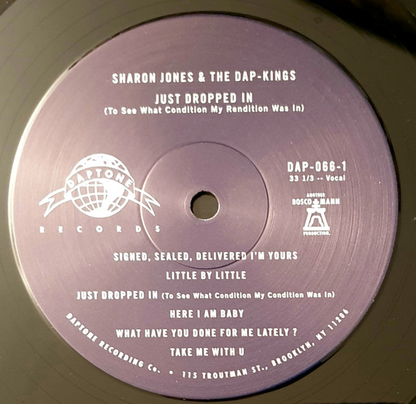 Sharon Jones & The Dap-Kings - Just Dropped In (To See What Condition My Rendition Was In) | Daptone Records (DAP-066)