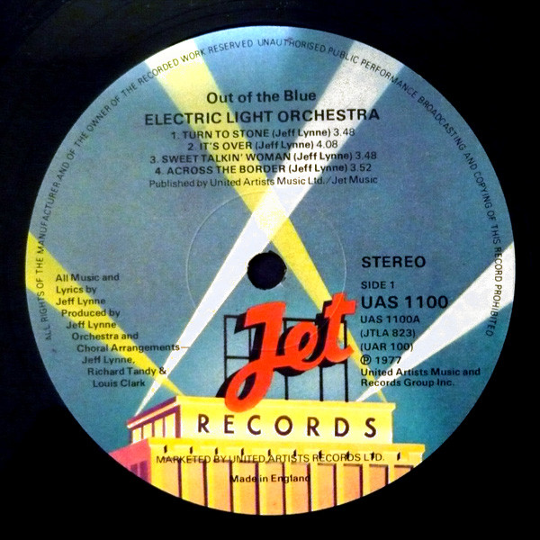Electric Light Orchestra - Out Of The Blue | Jet Records (UAR 100) - 4