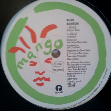 Buju Banton - Bogle Dance | Mango (12 MNG 807) - main