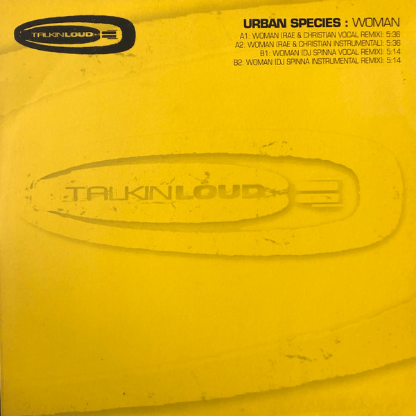 Urban Species - Woman | Talkin' Loud (TKDJ 051) - main